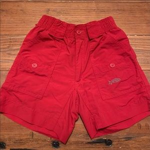Aftcos Youth Red Shorts. Size 24. Excellent Used Condition